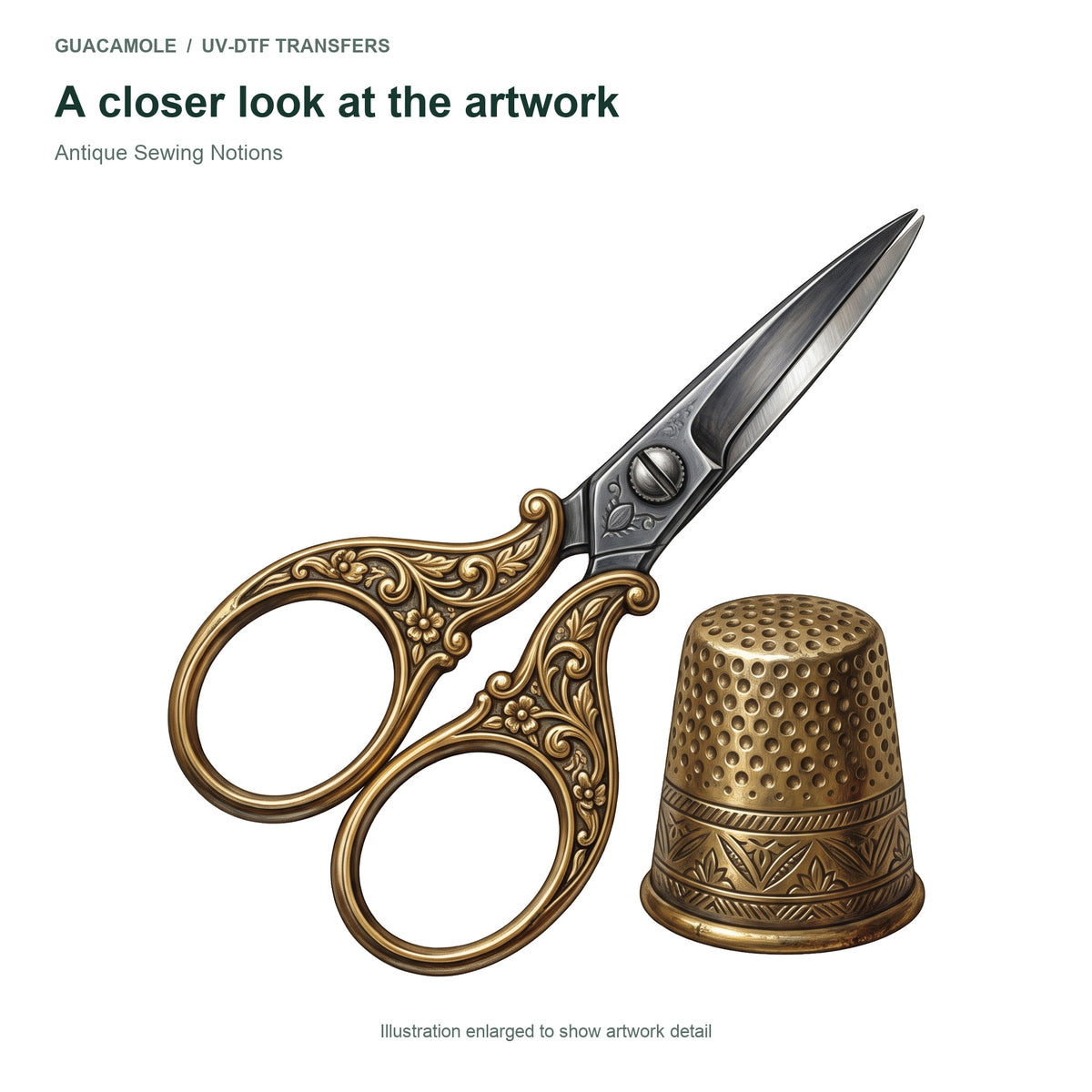 Antique Sewing Notions — Artwork detail