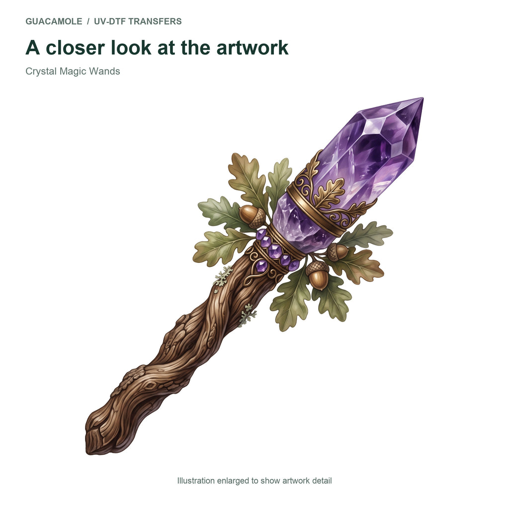 Crystal Magic Wands — Artwork detail
