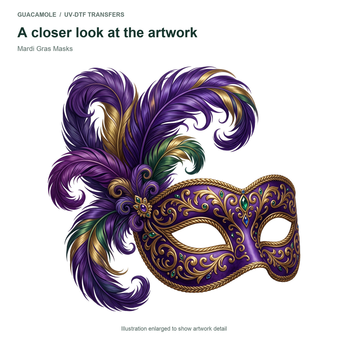 Mardi Gras Masks — Artwork detail