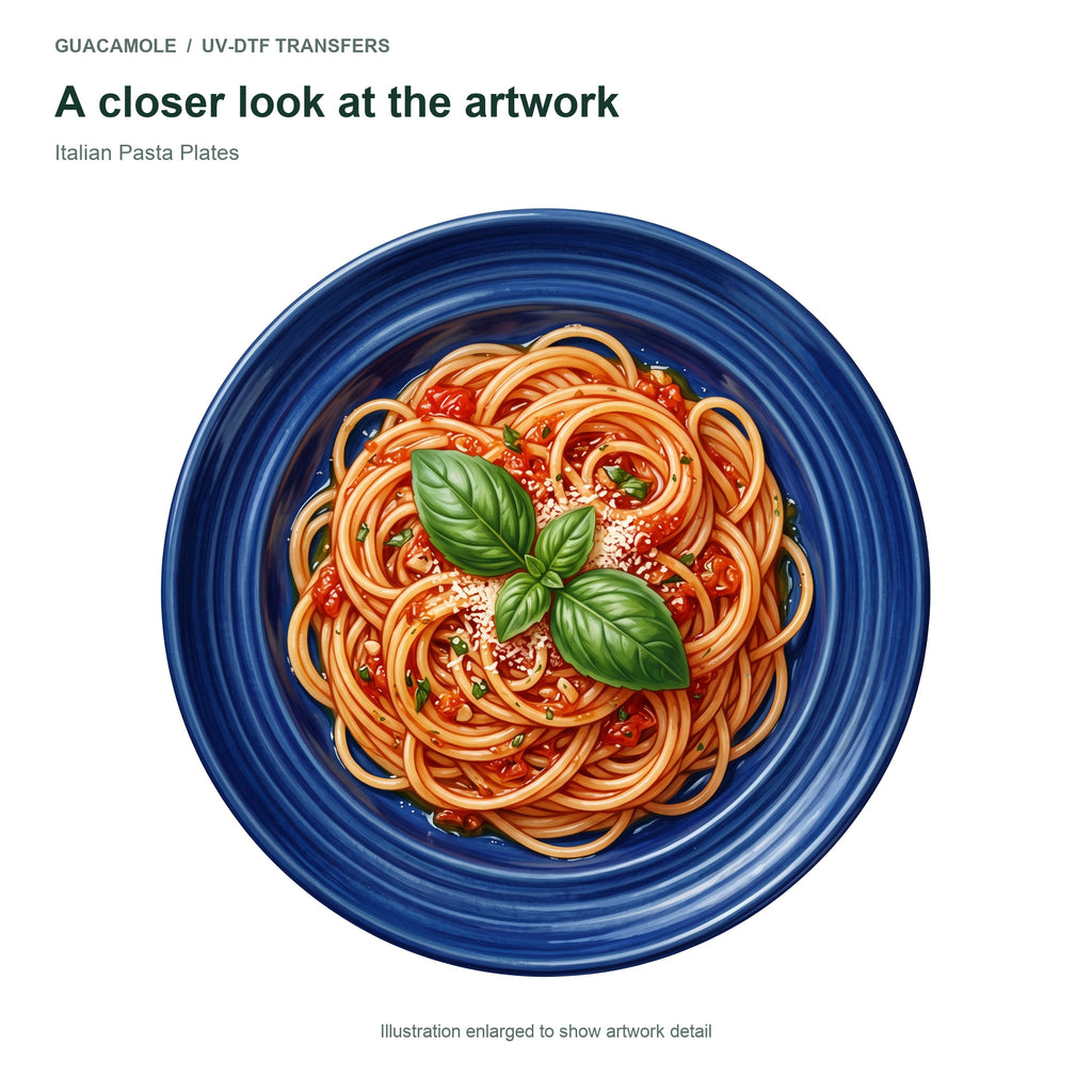 Italian Pasta Plates — Artwork detail