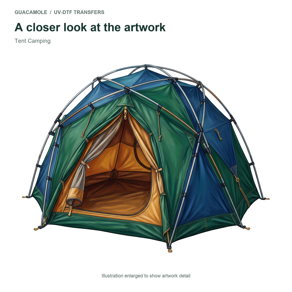 Tent Camping — Artwork detail