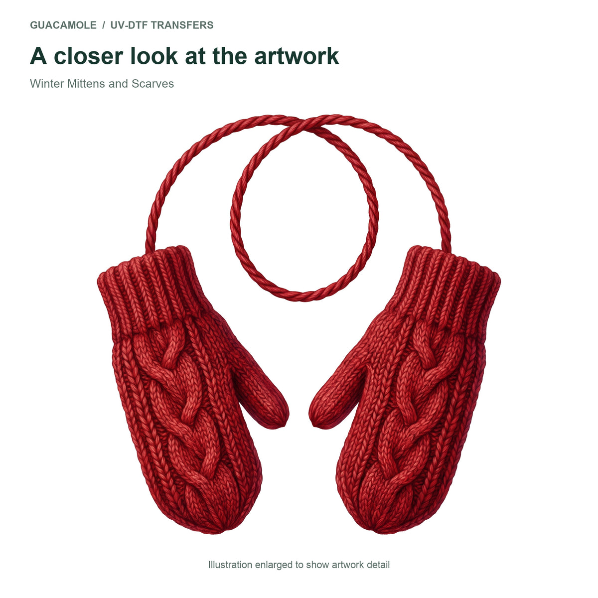 Winter Mittens and Scarves — Artwork detail