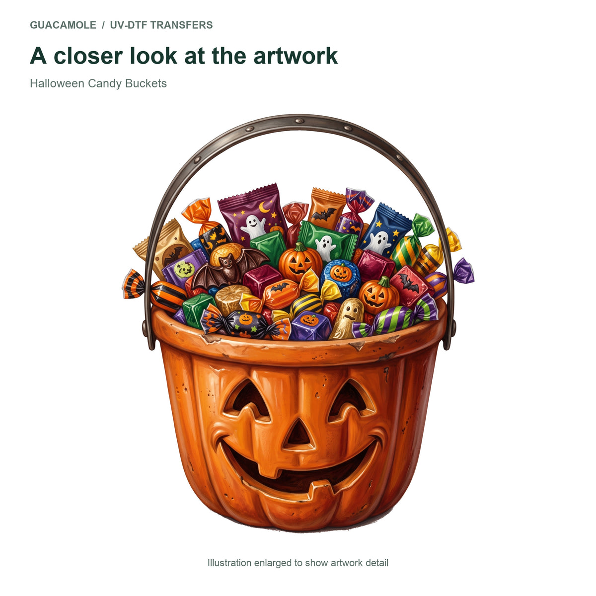 Halloween Candy Buckets — Artwork detail