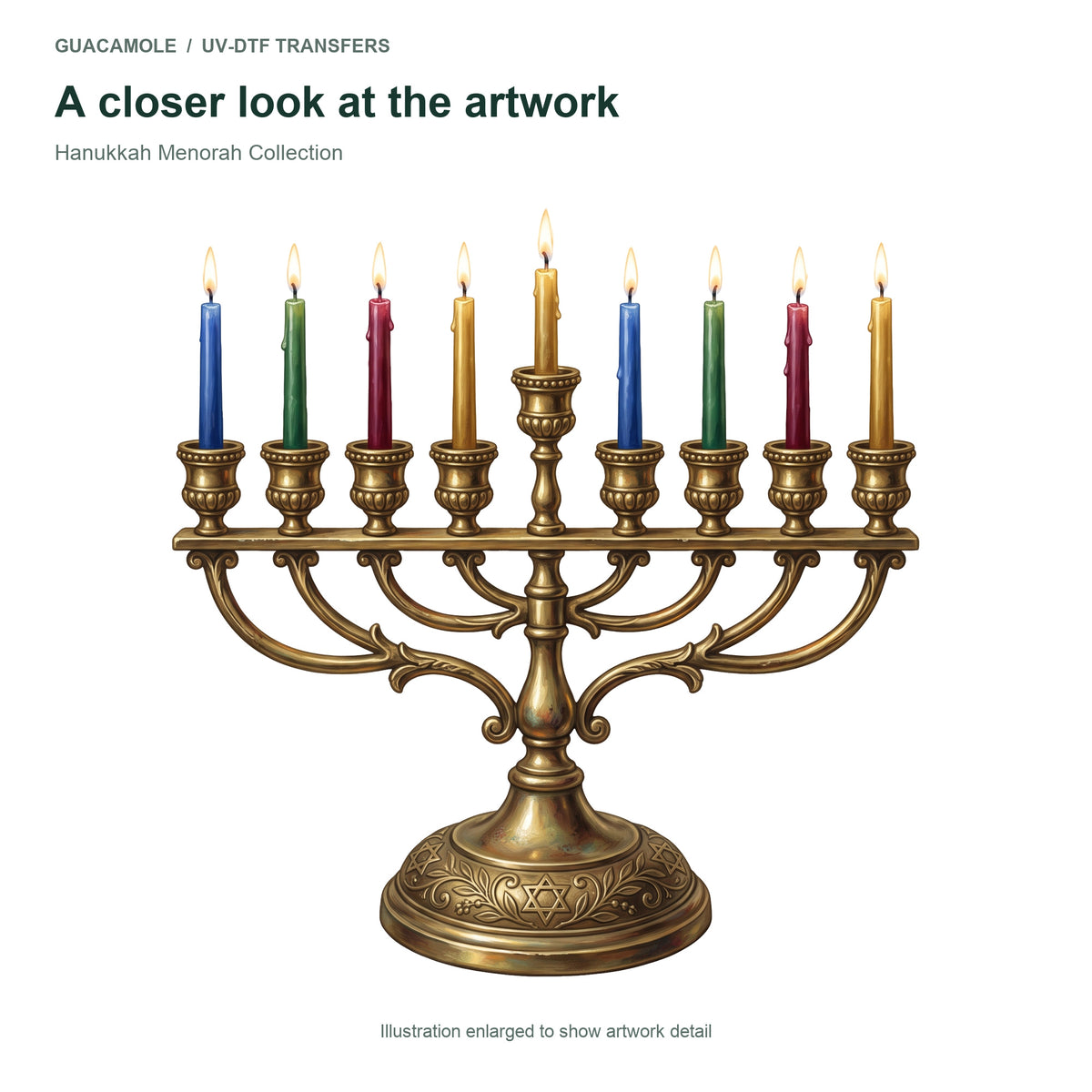 Hanukkah Menorah Collection — Artwork detail