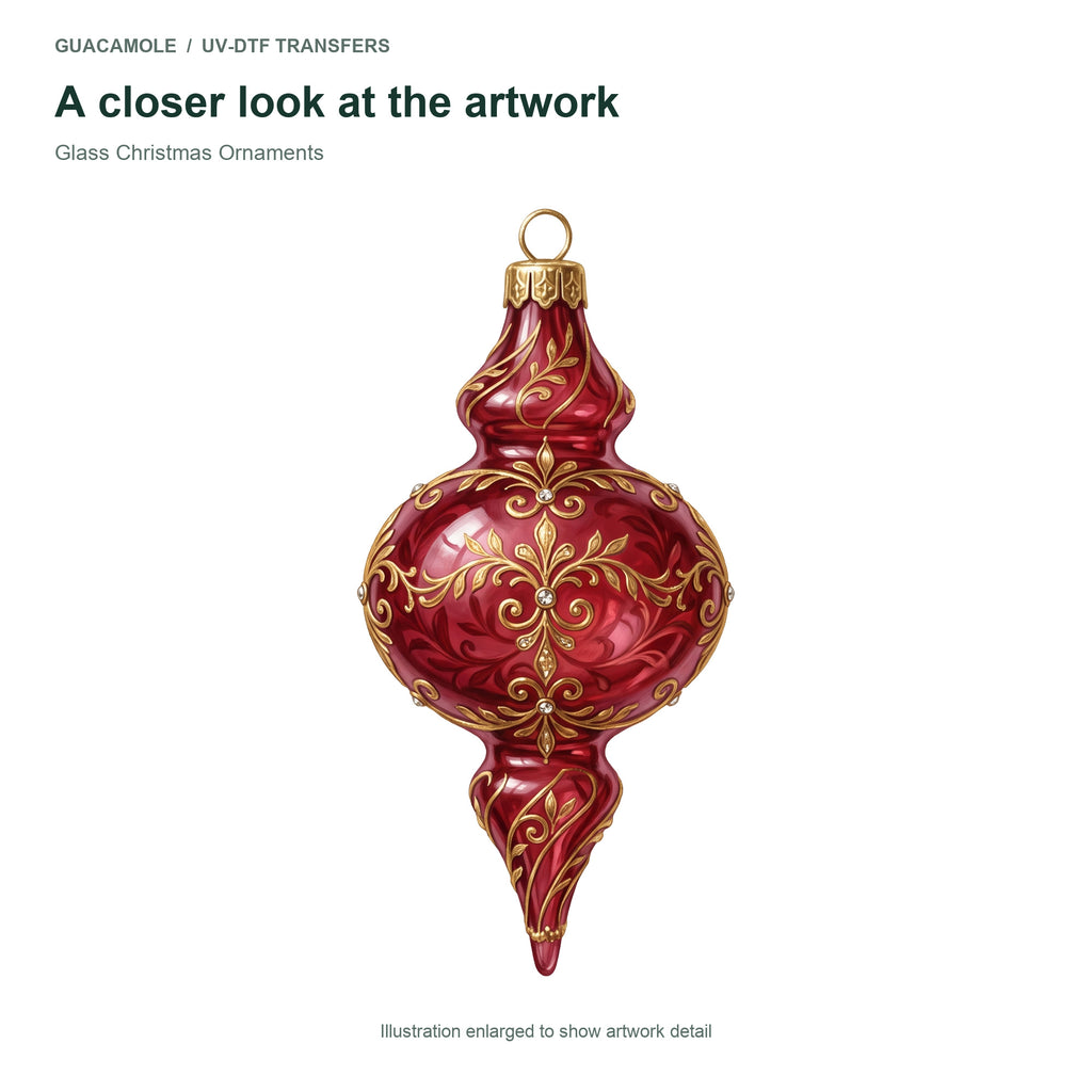 Glass Christmas Ornaments — Artwork detail