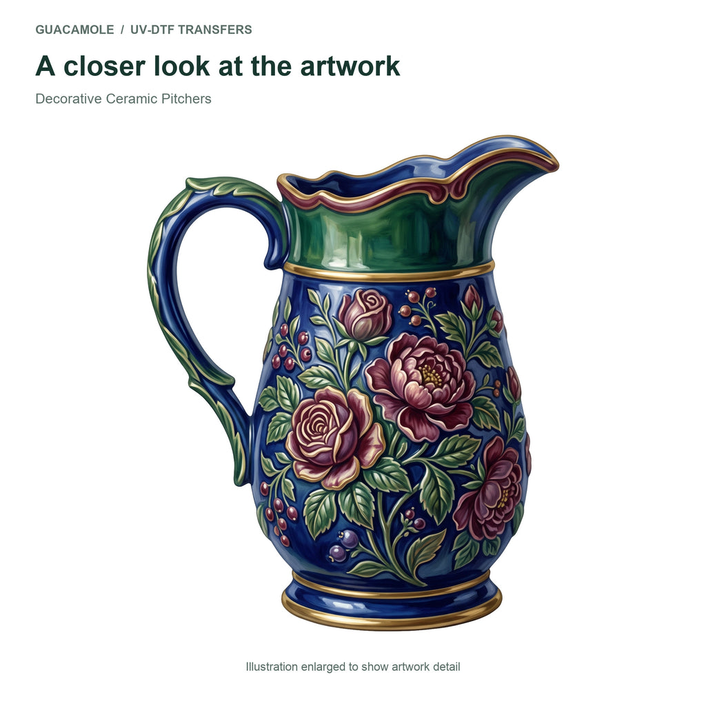 Decorative Ceramic Pitchers — Artwork detail