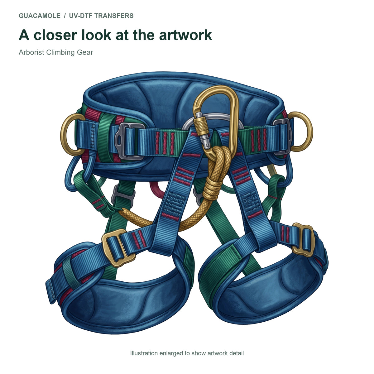 Arborist Climbing Gear — Artwork detail