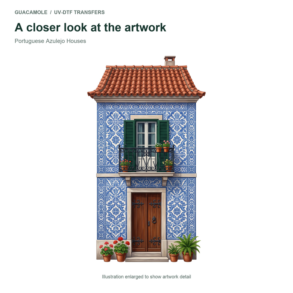 Portuguese Azulejo Houses — Artwork detail