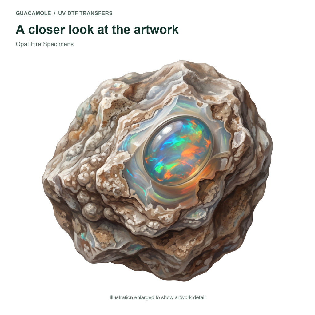 Opal Fire Specimens — Artwork detail