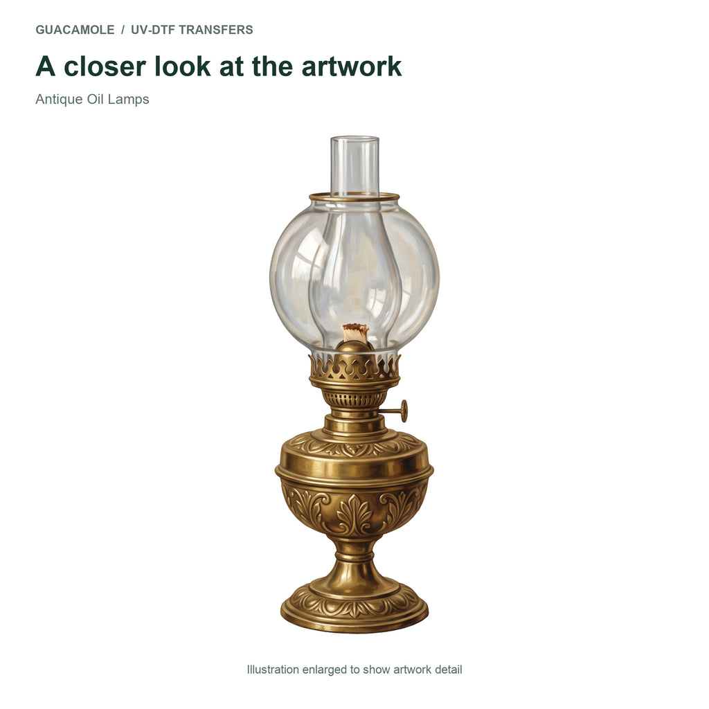 Antique Oil Lamps — Artwork detail