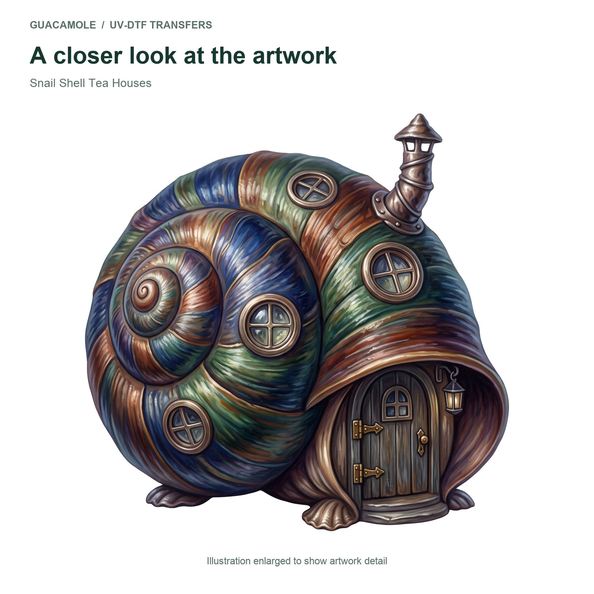 Snail Shell Tea Houses — Artwork detail