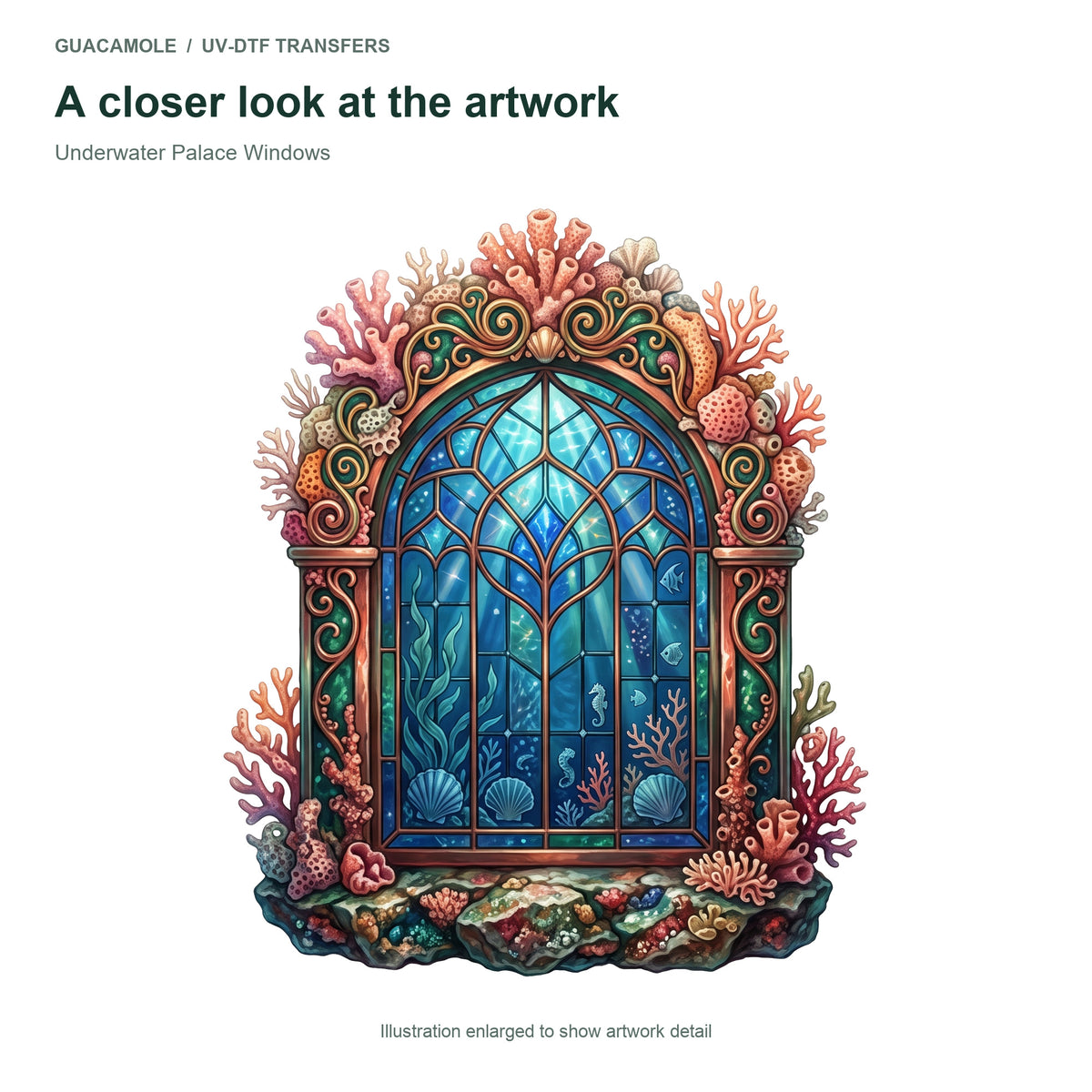 Underwater Palace Windows — Artwork detail