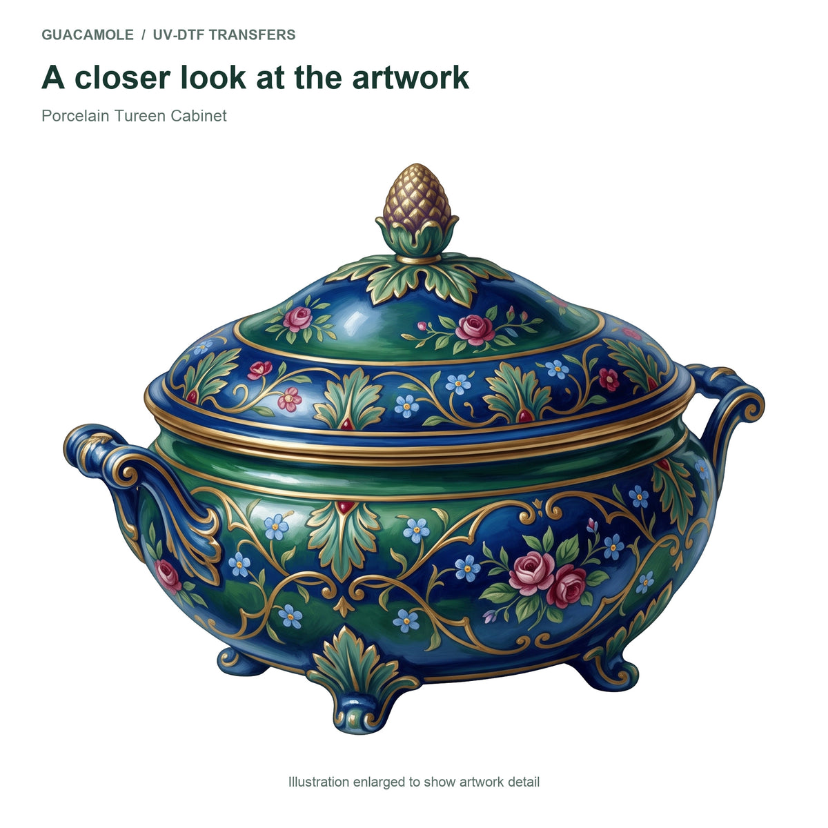 Porcelain Tureen Cabinet — Artwork detail