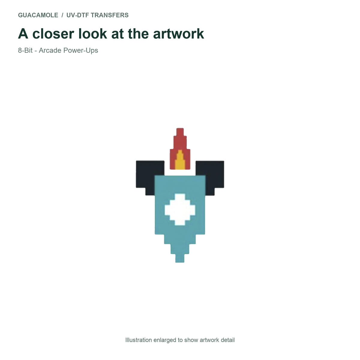 8-Bit - Arcade Power-Ups — Artwork detail