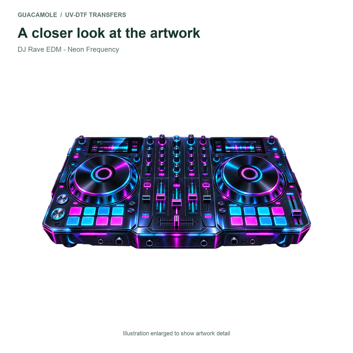 DJ Rave EDM - Neon Frequency — Artwork detail
