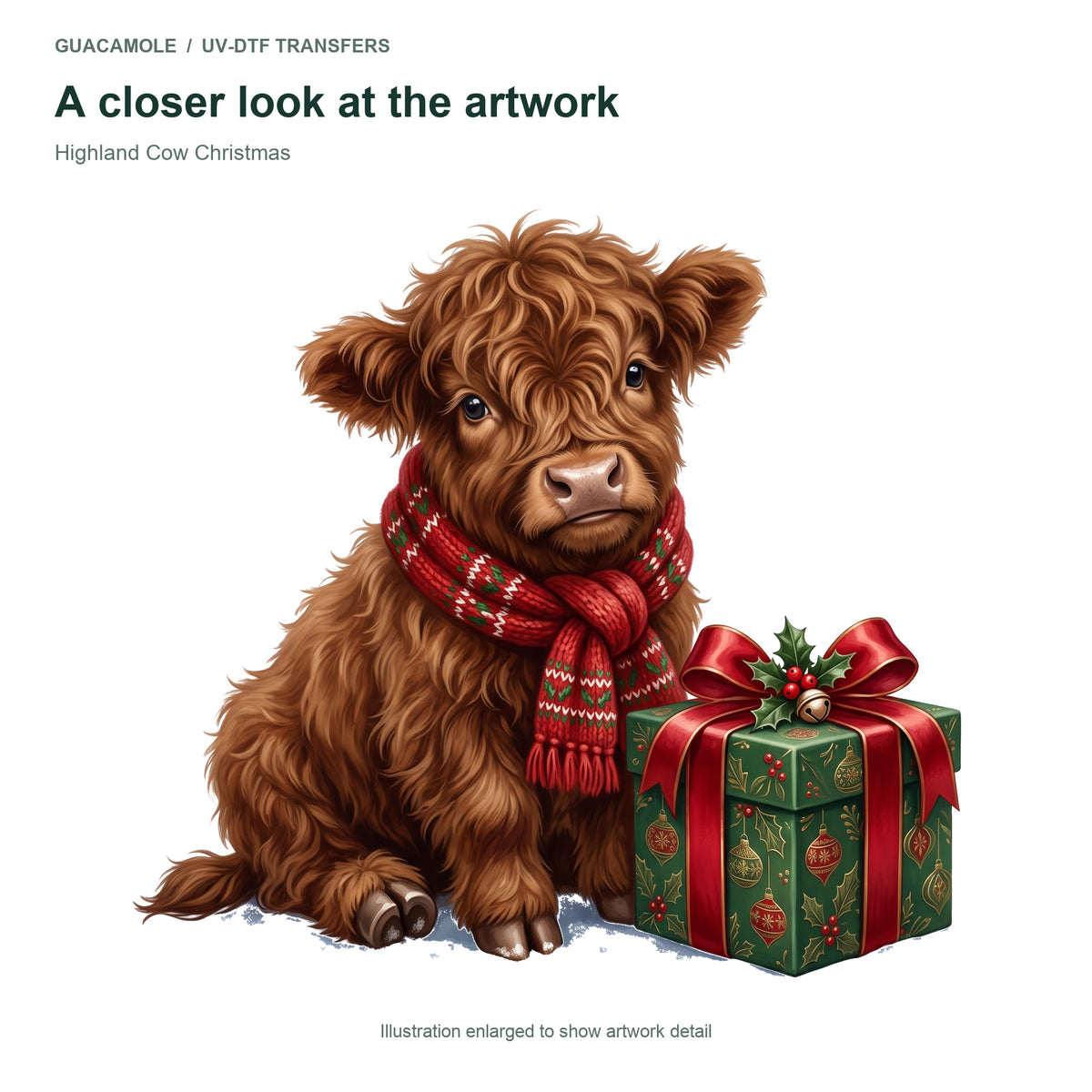 Highland Cow Christmas — Artwork detail