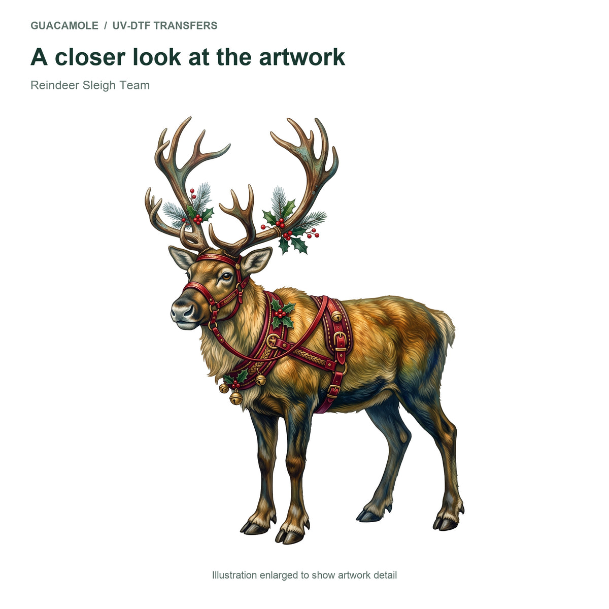 Reindeer Sleigh Team — Artwork detail