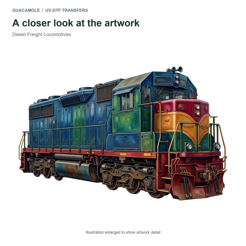 Diesel Freight Locomotives — Artwork detail