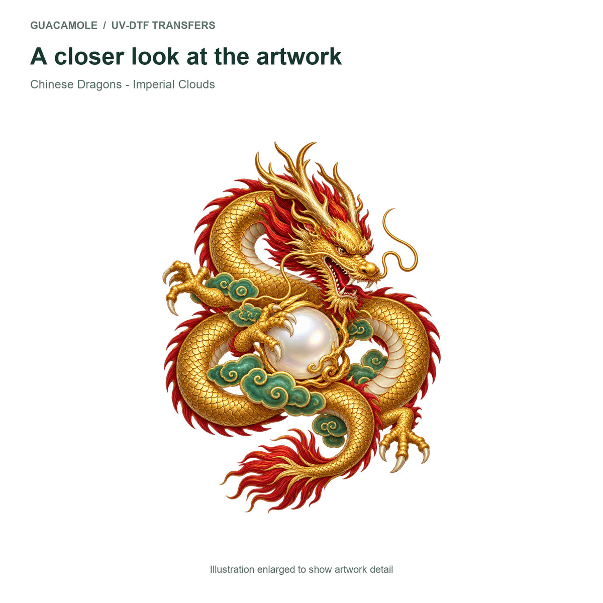 Chinese Dragons - Imperial Clouds — Artwork detail