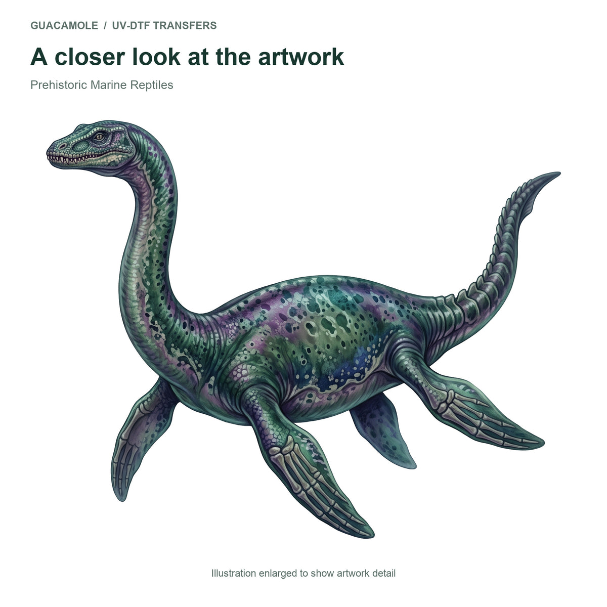 Prehistoric Marine Reptiles — Artwork detail