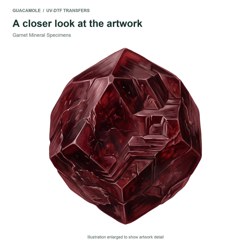 Garnet Mineral Specimens — Artwork detail