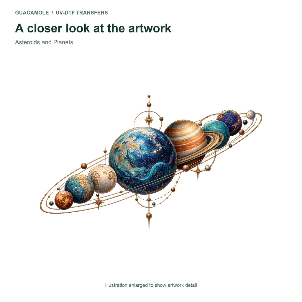 Asteroids and Planets — Artwork detail