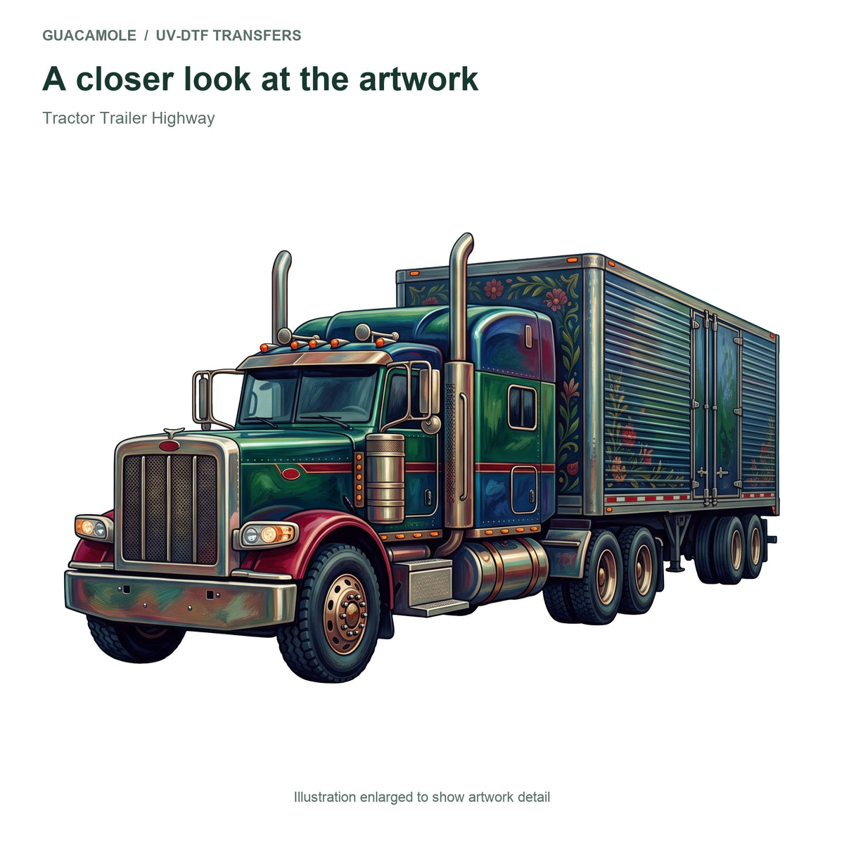 Tractor Trailer Highway — Artwork detail
