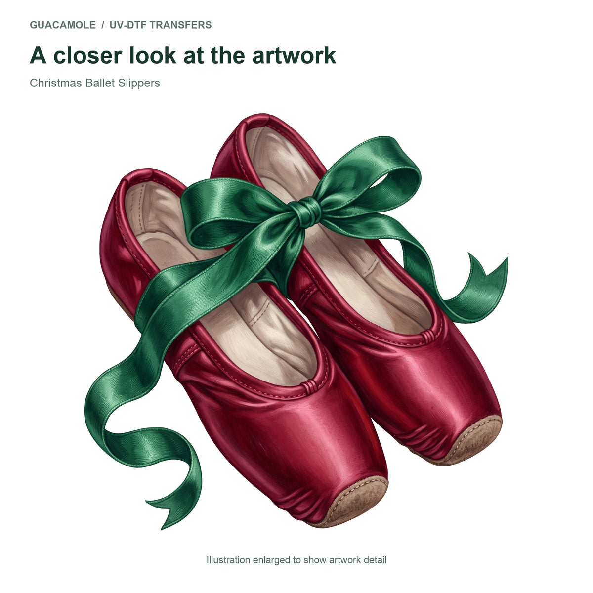 Christmas Ballet Slippers — Artwork detail