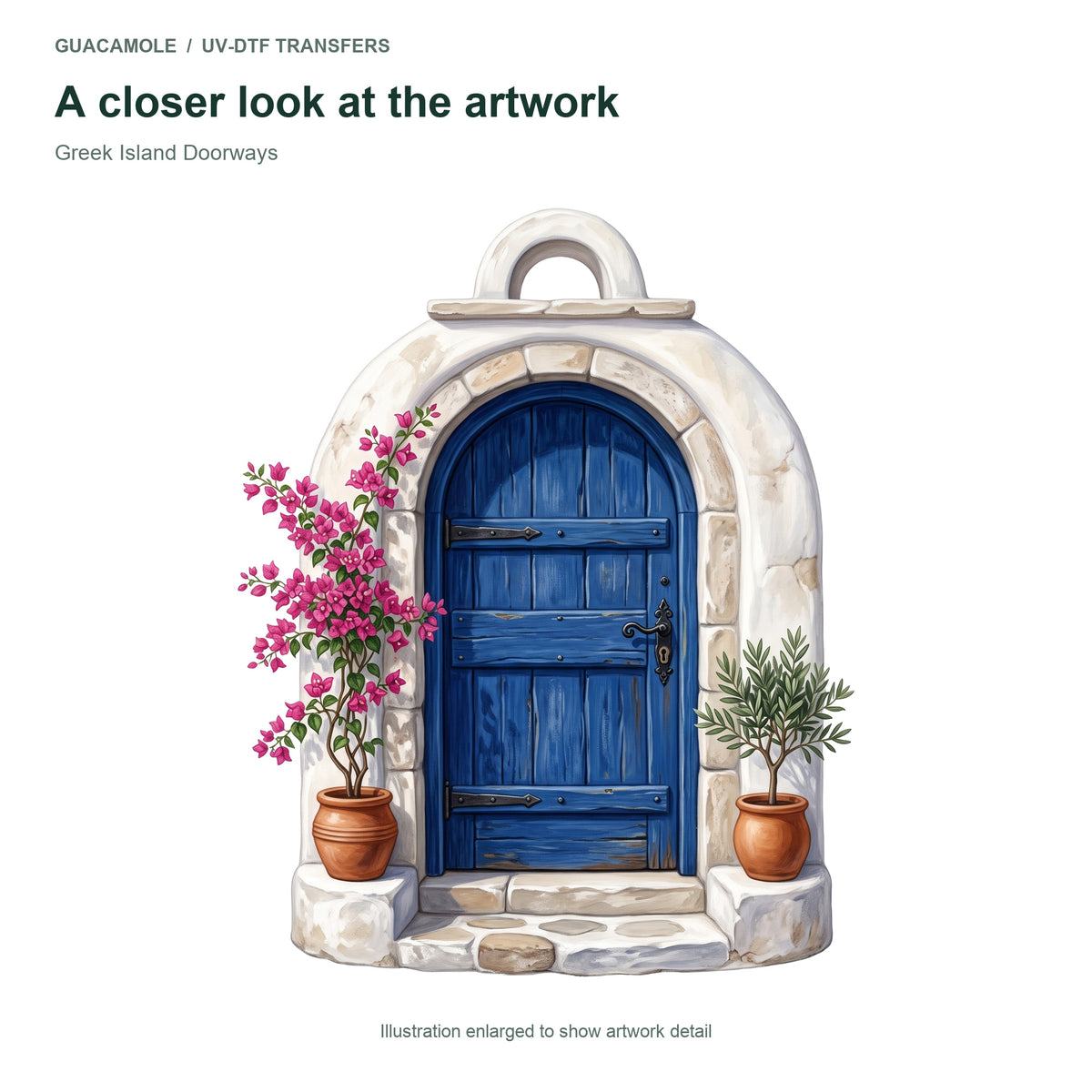 Greek Island Doorways — Artwork detail