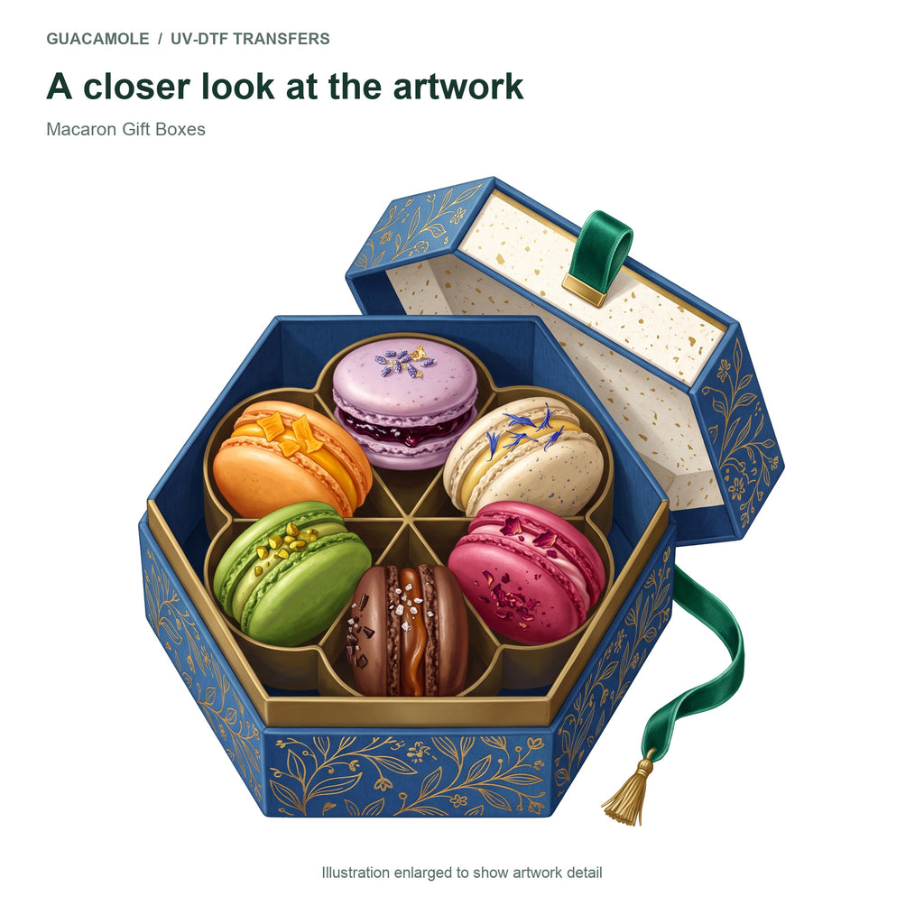 Macaron Gift Boxes — Artwork detail
