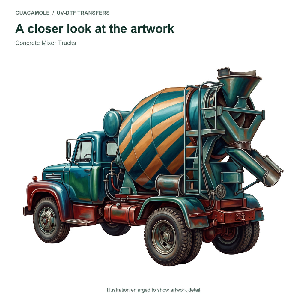 Concrete Mixer Trucks — Artwork detail