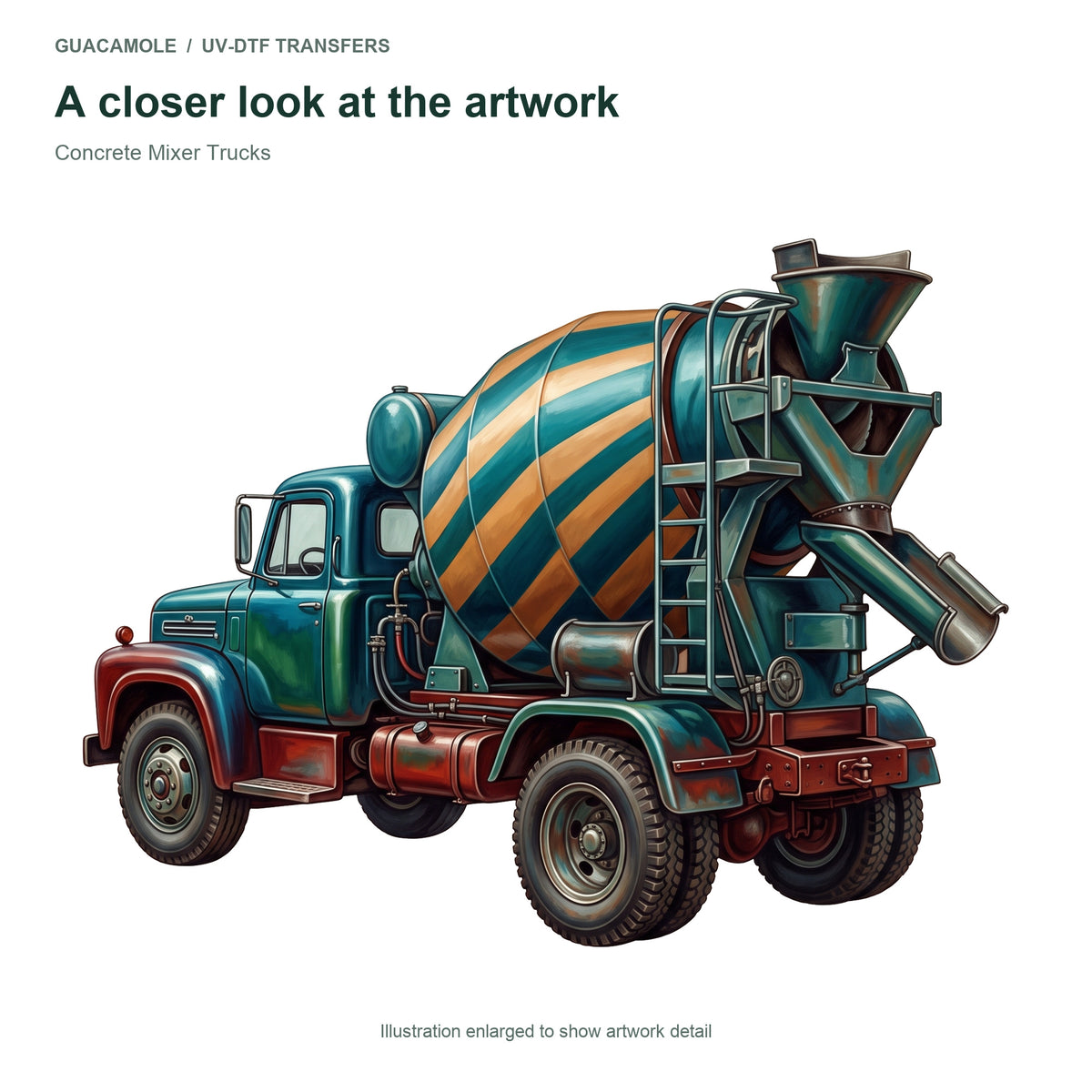 Concrete Mixer Trucks — Artwork detail