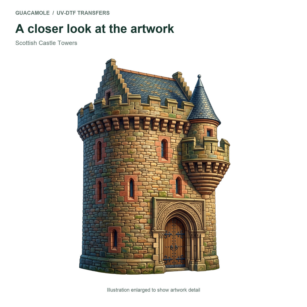 Scottish Castle Towers — Artwork detail