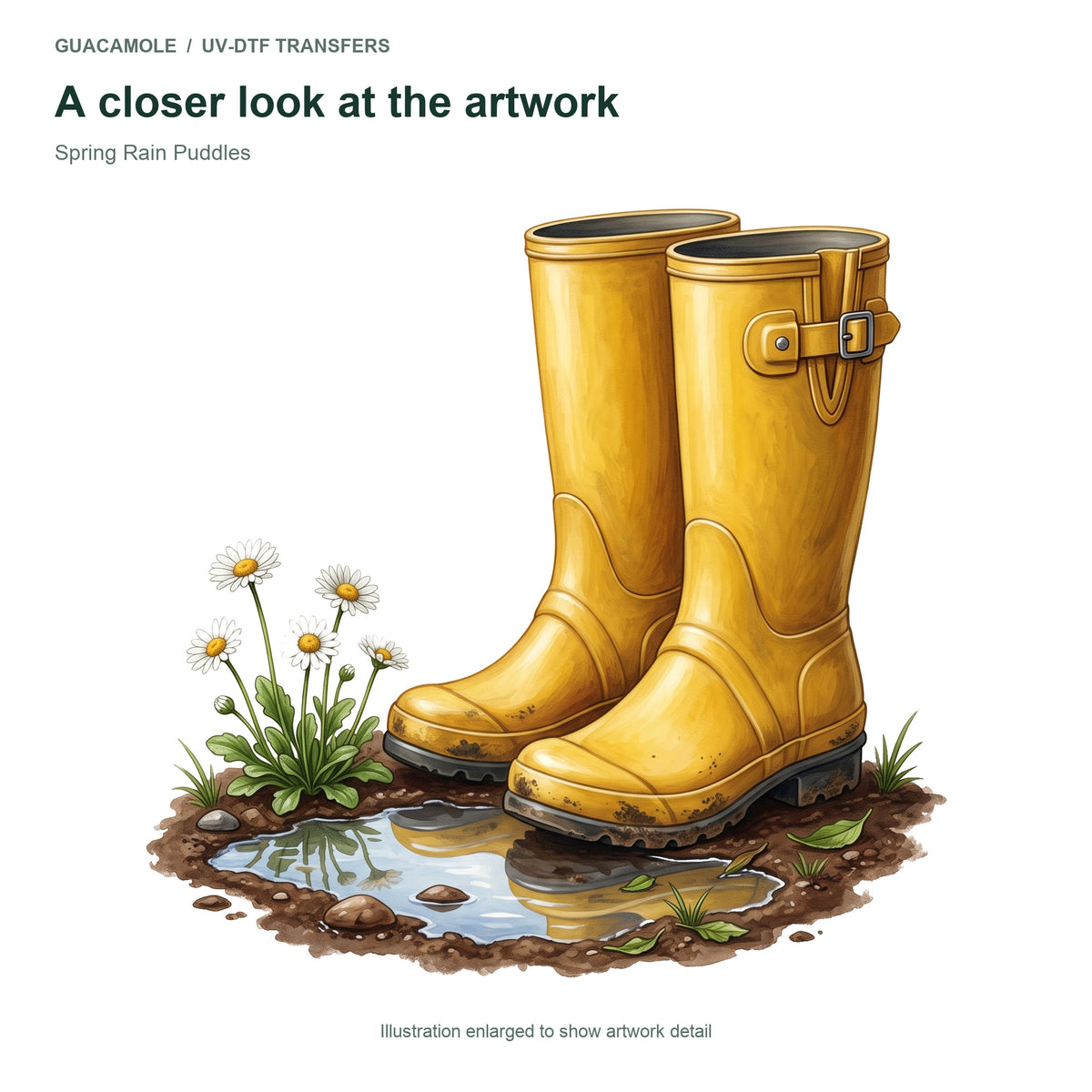 Spring Rain Puddles — Artwork detail