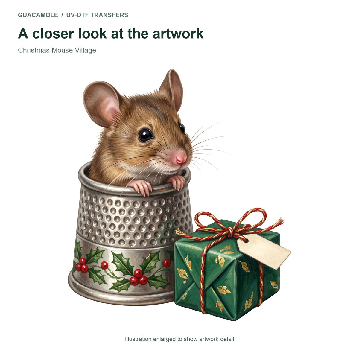 Christmas Mouse Village — Artwork detail