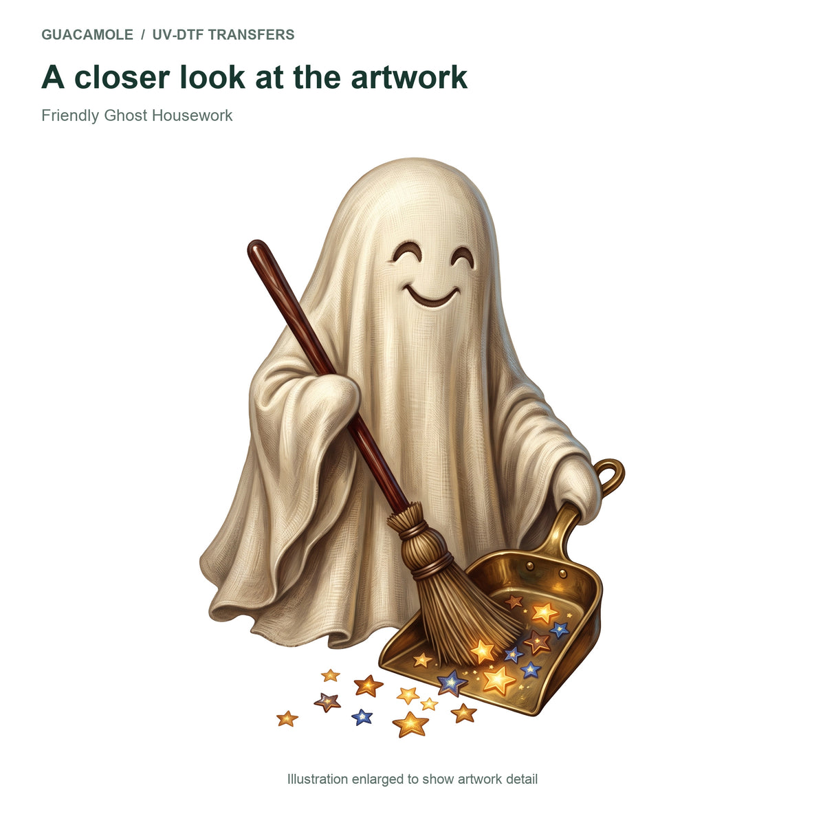 Friendly Ghost Housework — Artwork detail