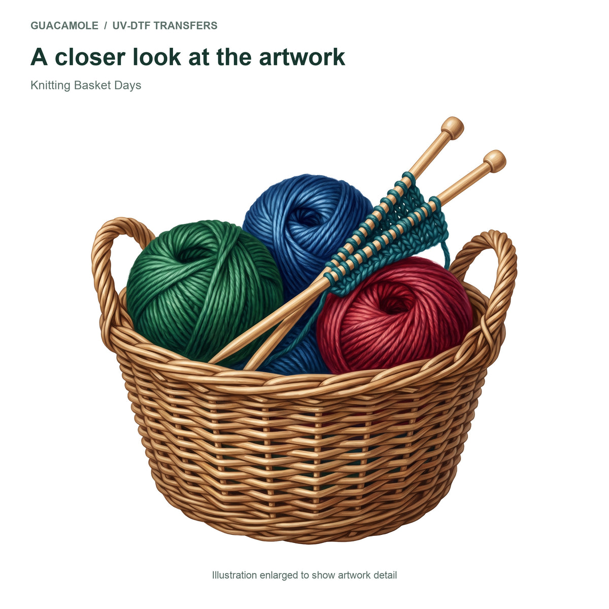 Knitting Basket Days — Artwork detail