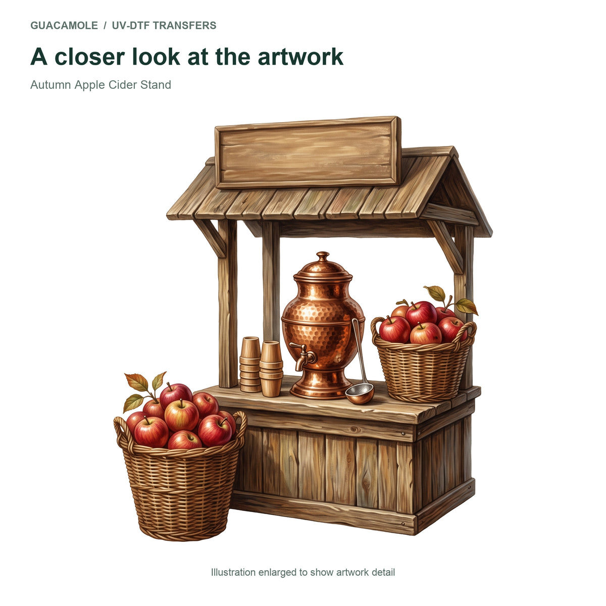 Autumn Apple Cider Stand — Artwork detail