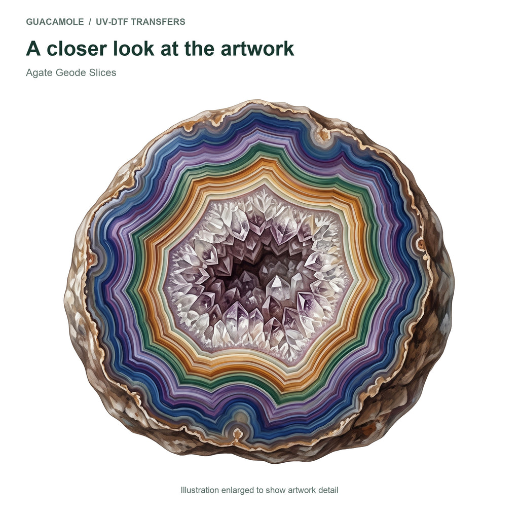 Agate Geode Slices — Artwork detail