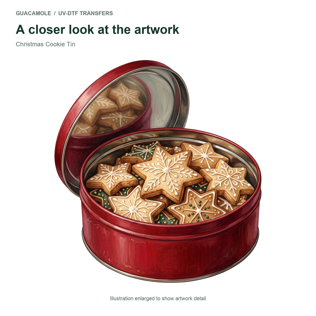 Christmas Cookie Tin — Artwork detail