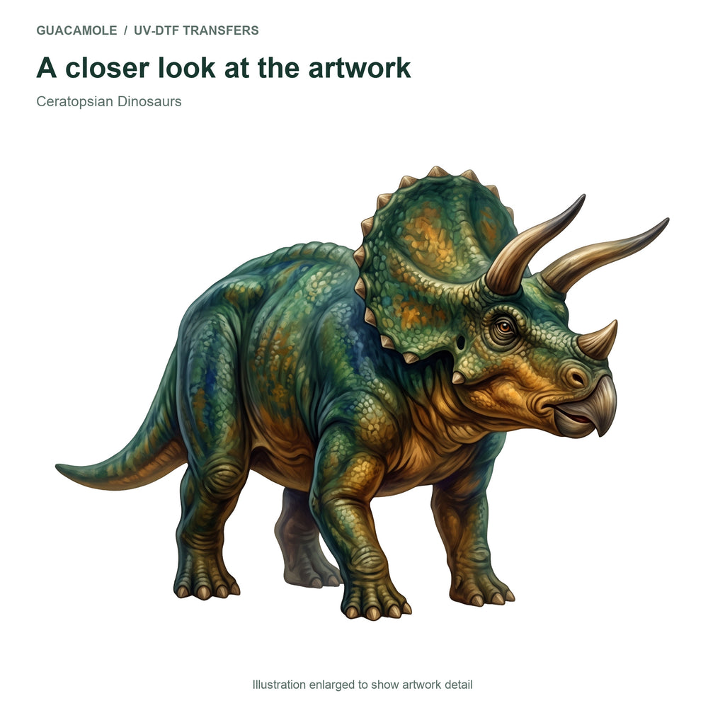 Ceratopsian Dinosaurs — Artwork detail