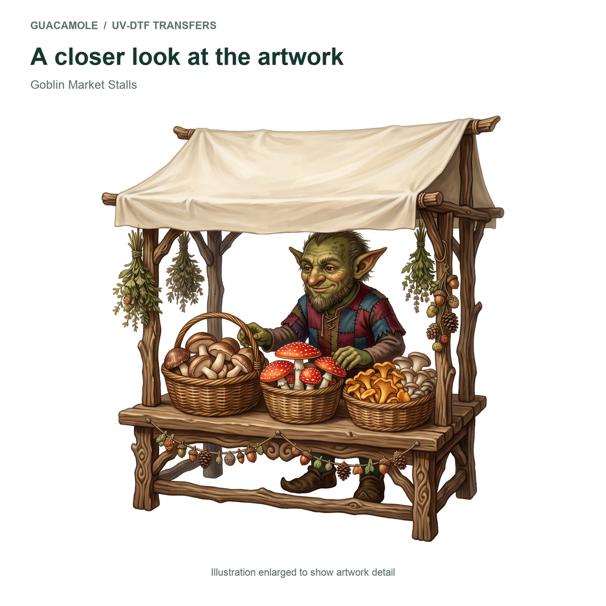 Goblin Market Stalls — Artwork detail