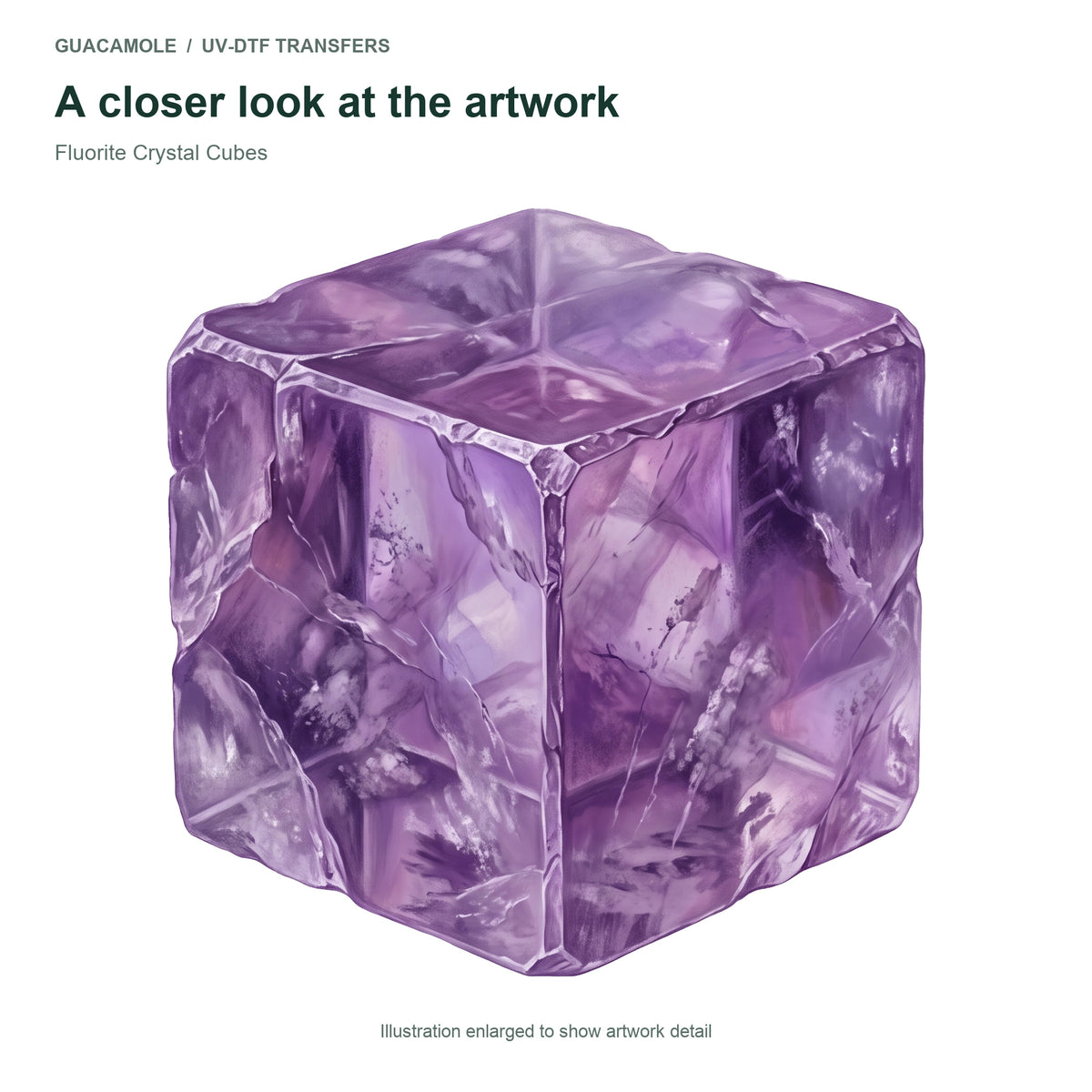 Fluorite Crystal Cubes — Artwork detail