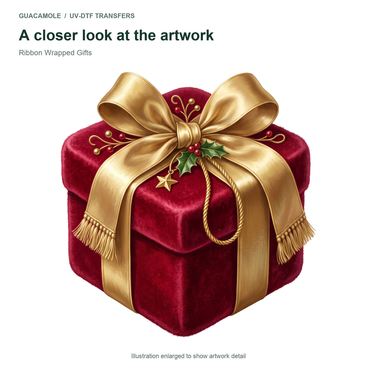 Ribbon Wrapped Gifts — Artwork detail