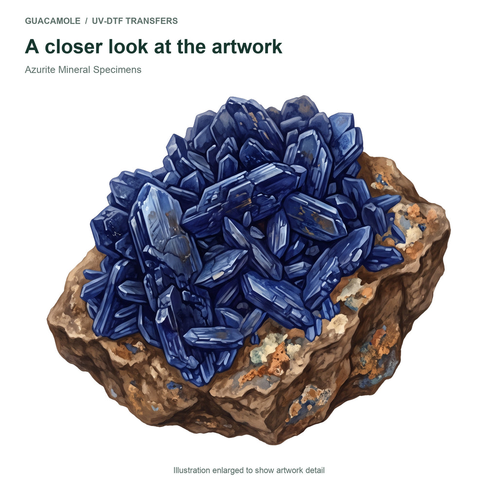Azurite Mineral Specimens — Artwork detail
