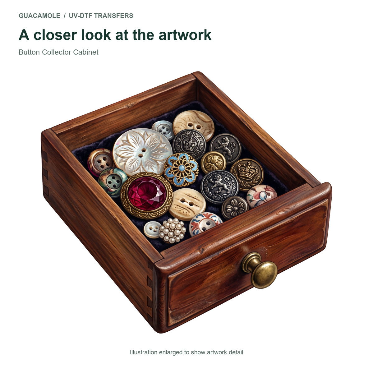 Button Collector Cabinet — Artwork detail