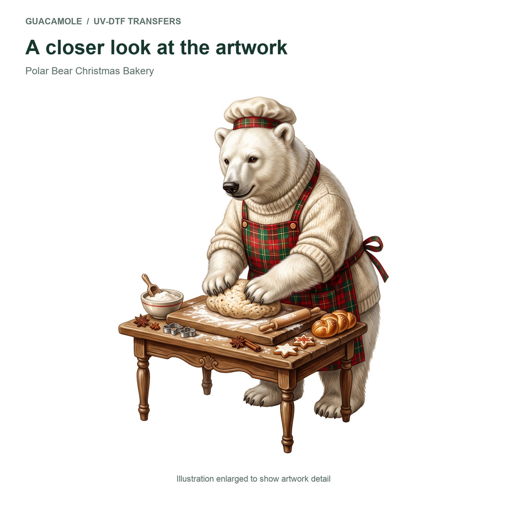 Polar Bear Christmas Bakery — Artwork detail