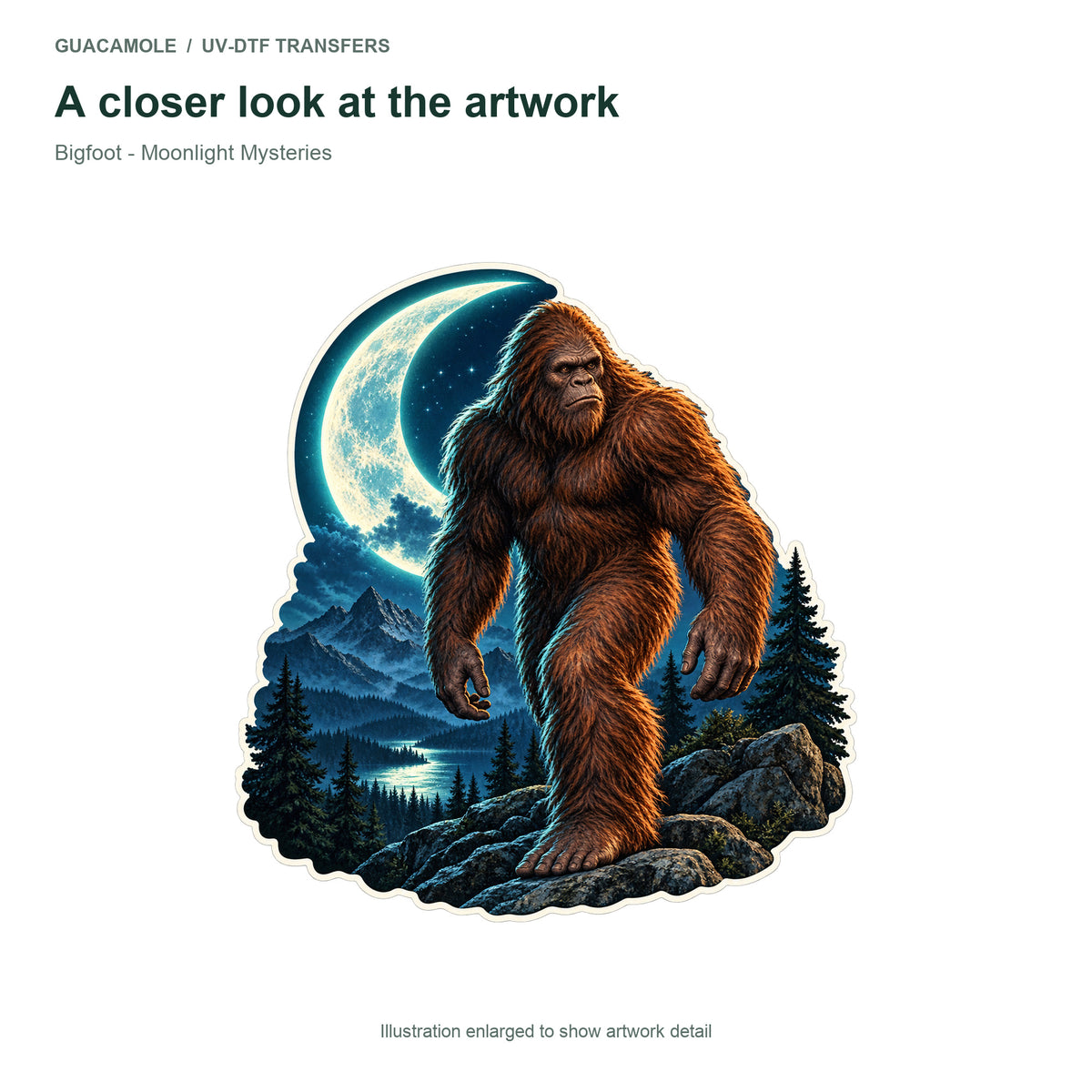 Bigfoot - Moonlight Mysteries — Artwork detail
