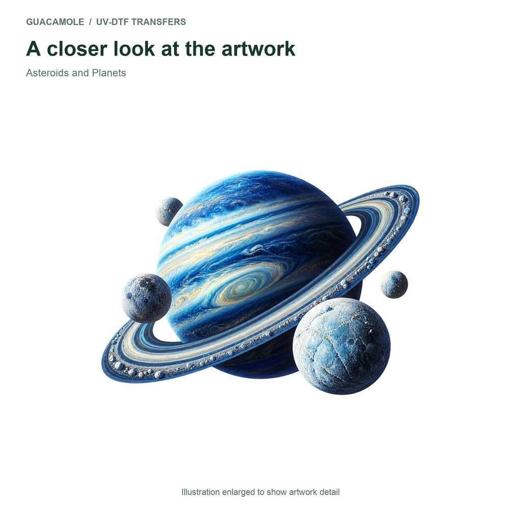 Asteroids and Planets — Artwork detail