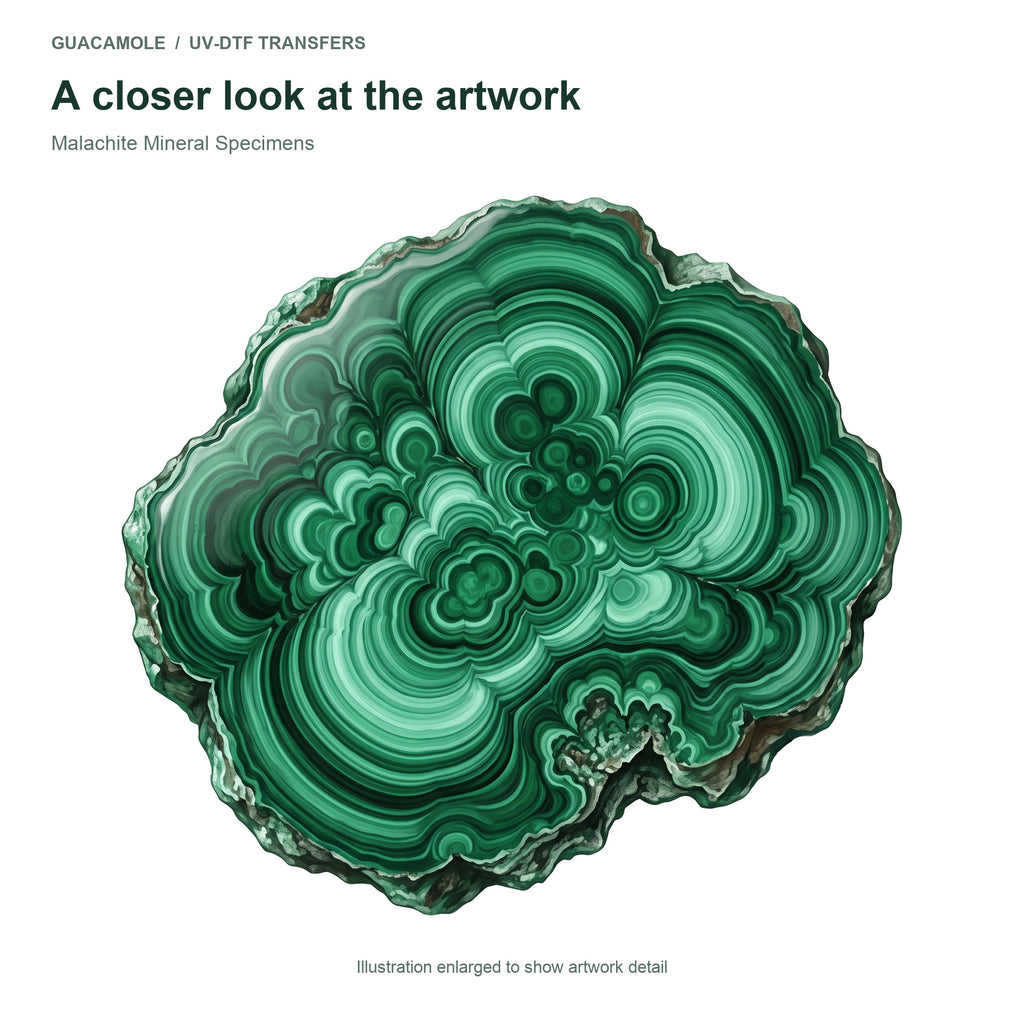 Malachite Mineral Specimens — Artwork detail
